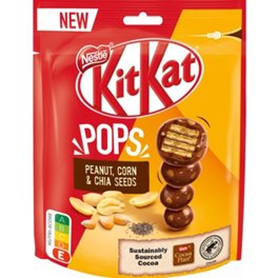 Picture of KIT KAT POPS PEANUT & CORN POUCH 110GR